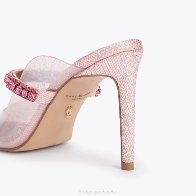 Kurt Geiger mujer vinilo del duque de londres 2LPR387 | calzados rosa